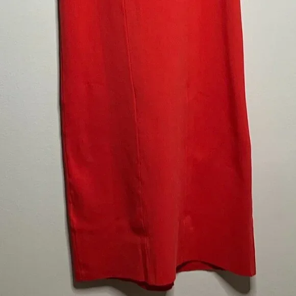 REISS Sawyer Red Dress Size L - Picture 6 of 8